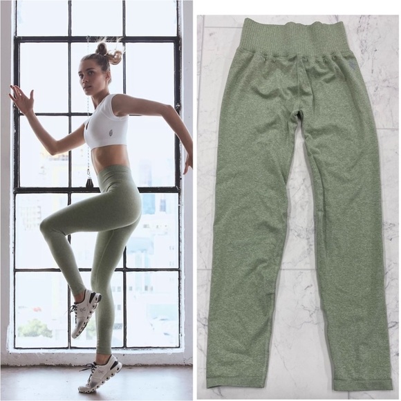 Free People Pants - Free People Movement High plank Heather Leggings